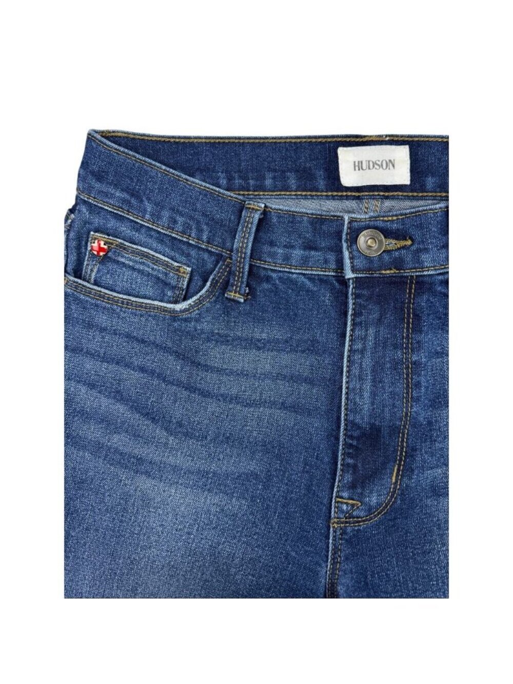 HUDSON Jeans Blair High-Rise Bootcut Women Jeans Size 27 Shade Enya Dark Rinse - Picture 3 of 7